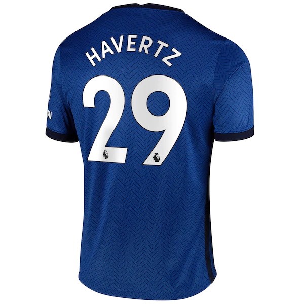 Camiseta Chelsea NO.29 Havertz 1ª 2020-2021 Azul